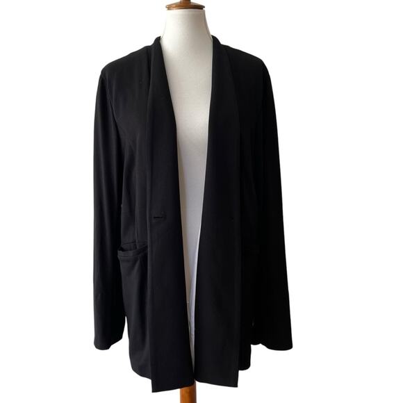 Torrid Jacket 2X Blazer Shacket Plus Black Cardigan Super Soft Ponte Coatigan - Picture 4 of 8